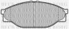 BORG & BECK BBP1548 Brake Pad Set, disc brake